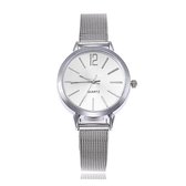 Blanche Silver / White Horloge | Zilverkleurig | Ø 30 mm