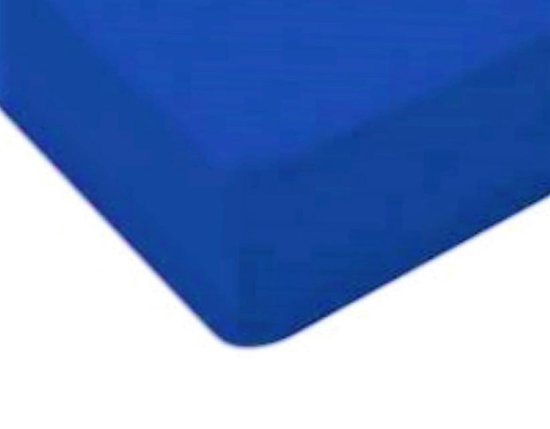 Lotte & Julius Dreamzzz hoeslaken jersey 90x200cm  blauw