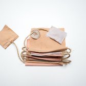 Slinger | 3 m | Vlaggetjes | Vlaggenlijn | Bruiloft | Kinderkamer | Stof | Duurzaam | Natural dyed | Cinnamon Blush