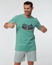 Woody pyjama jongens - groen - 211-2-QRS-Z/923 - maat 164
