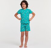 Woody pyjama jongens - octopus - print - 211-1-PZA-Z/930 - maat 128