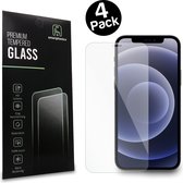 iPhone 12 | Premium Tempered Glass Screenprotector | 4-Pack | Smartphonica
