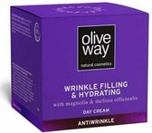 Oliveway Anti rimpel - 24 uurs hydraterende dagcrème - hyaluronzuur - gezicht crème voor de gemengde huid - gevoelige huid -parfum vrije dagcrème