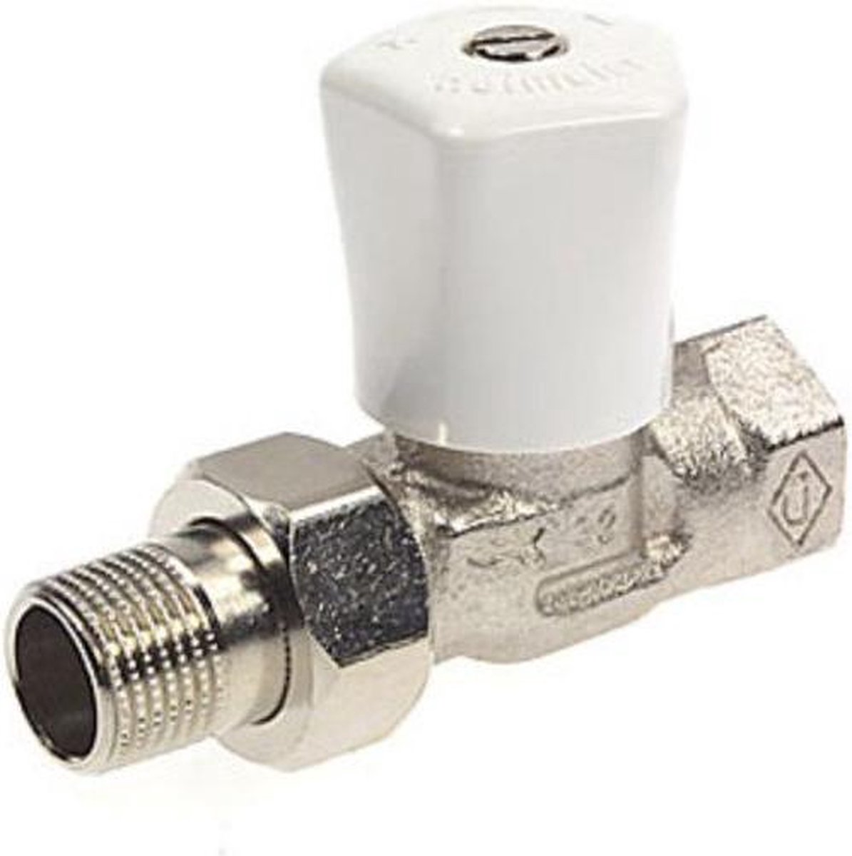 Heimeier - Radiatorafsl Mikrotherm DN20 G3/4 - recht