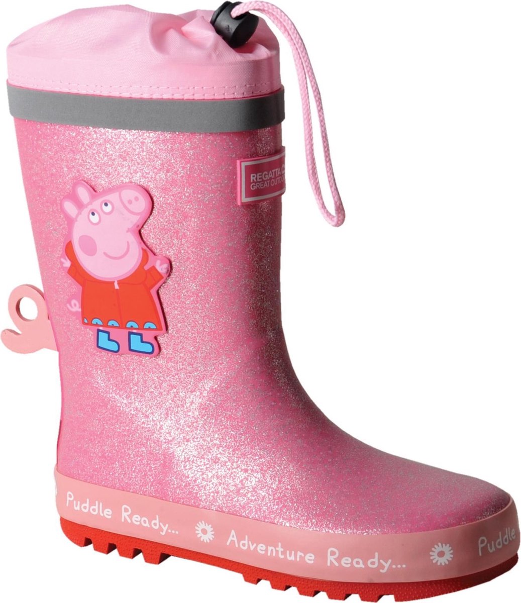 Regatta - Regenlaarzen voor kinderen - Peppa Pig Puddle - Roze - maat 28EU