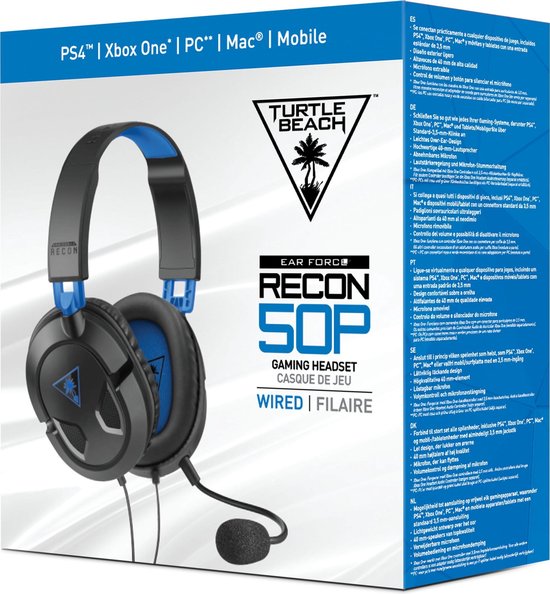 Turtle Beach Ear Force Recon 50P Gaming Headset - PS4 & PS5