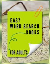 Easy Word Search Books For Adults: Brain Games Over 400 Challenging Puzzles, My First Search And Find Wipe And Clean Word Search Puzzles & Fun Fact Ch