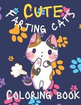 Cute farting cats Coloring book