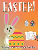 Easter Coloring and Activity Book for Toddlers