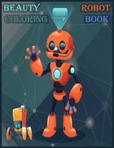 Beauty Robot Coloring Book
