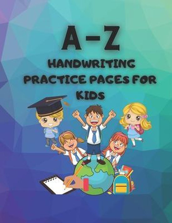 A-Z Handwriting Practice Pages for Kids - cover