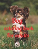 Dog coloring book for adults: A Coloring Book of 35 Unique Stress Relief dog Coloring Book Designs Paperback