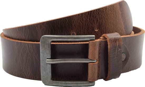 spijsvertering twee weken lezer Riem - Riemen - Mat Cognac - 4 cm - Unisex - 100% Leren - Leder - Riem Maat  120 cm | bol.com