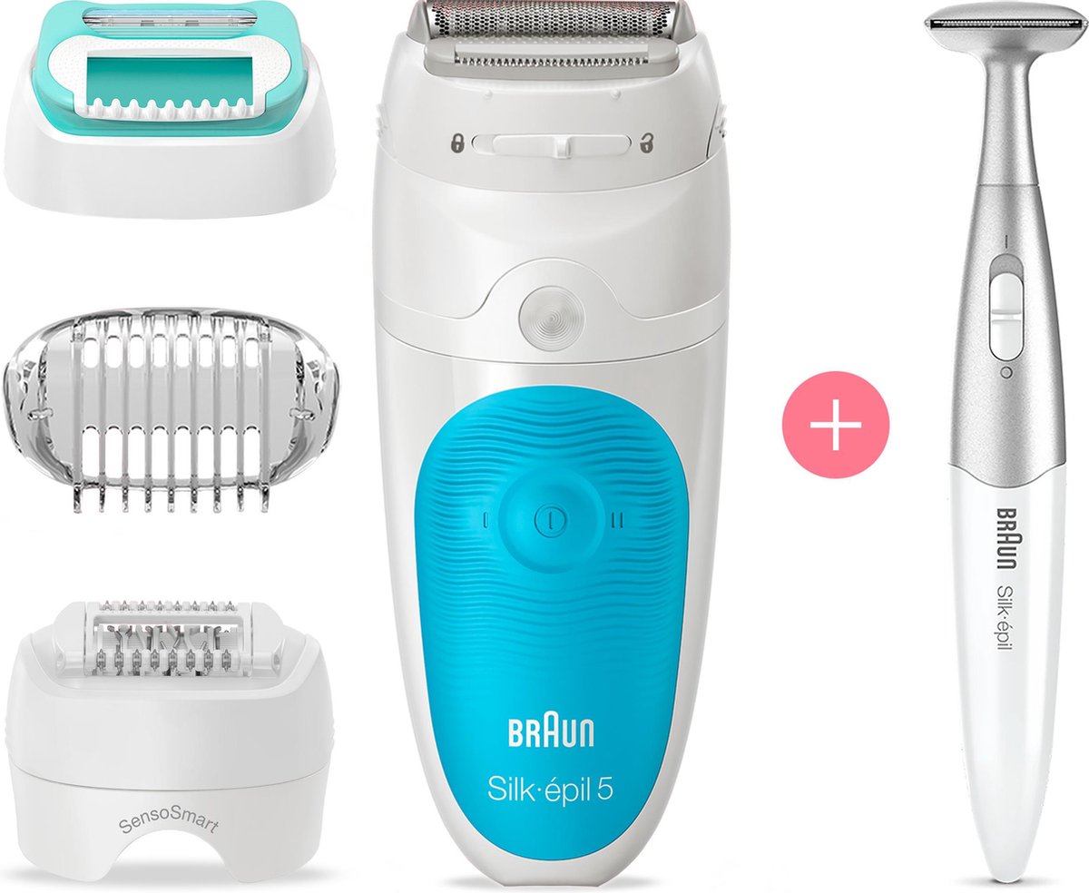 Braun Silk-épil 5 5-810  - Epilator - Wit/Turquoise