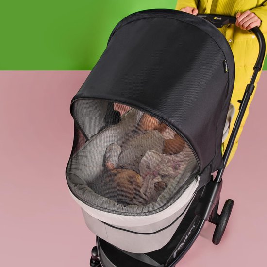 Hauck Saturn-pram Reiswieg Caviar / Stone van Hauck — afbeelding 3