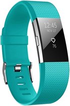 watchbands-shop.nl Siliconen bandje - Fitbit Charge 2 - Blauw/Groen