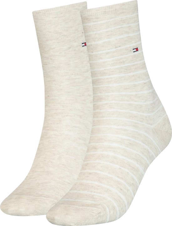 Tommy Hilfiger WOMEN SOCK 2P SMALL STRIPE Femmes Chaussettes Taille 39-42