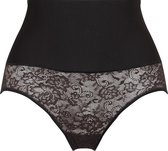 Maidenform Tame Your Tummy Brief Lace Vrouwen Corrigerend ondergoed - Black Lace - Maat L