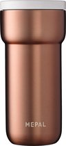 Mepal - Ellipse isoleerbeker - 375 ml - Koffiebeker to go - Lekdicht - Rose gold