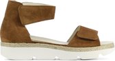 Waldlaufer Sandalen  Dames / Wandelschoenen - Suède   - 770 802 - Cognac - Maat 39.5