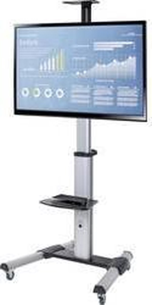 SpeaKa Professional PREM-LINE XL FS10S-46T TV-wagen 94,0 cm (37) - 177,8 cm (70) Kantelbaar, Roteerbaar, In hoogte verstelbaar