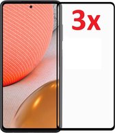 Full Cover 3D Edge Tempered Glass Screen Protector Geschikt Voor Samsung Galaxy A72 4G/5G - Ultradun Gehard Glas - Optimale Display Bescherming - Screenprotector Beschermglas - Sch