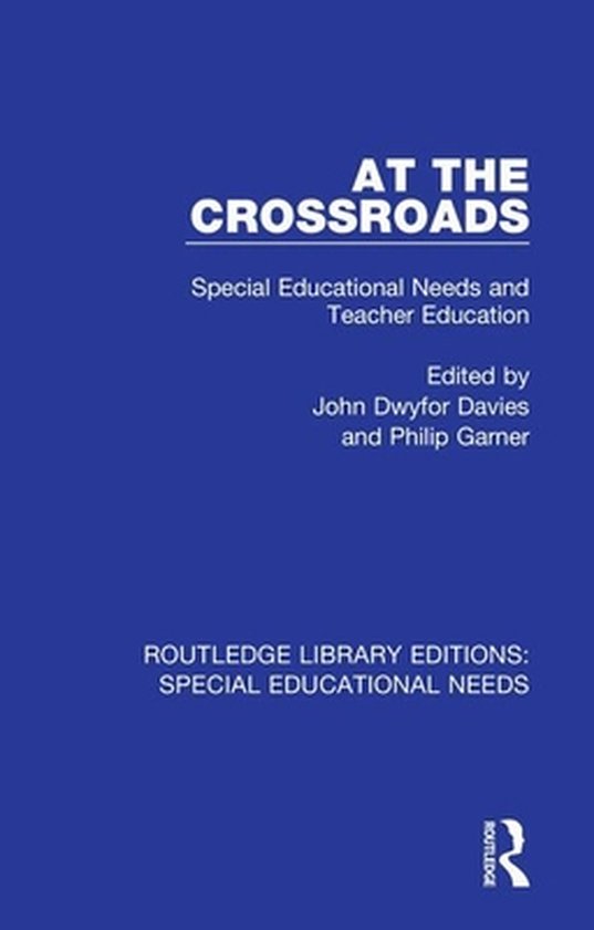 Routledge Library Editions: Special Educational Needs- At th ... - cover