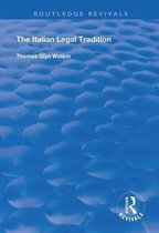 Routledge Revivals-The Italian Legal Tradition