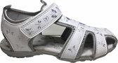 Lumberjack velcro vlinders gesloten sandalen M0167 wit silver mt 29