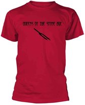 Queens Of The Stone Age - Deaf Songs Heren T-shirt - 2XL - Rood