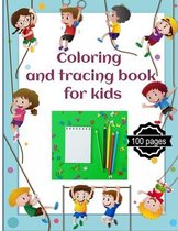 Coloring and tracing book for kids