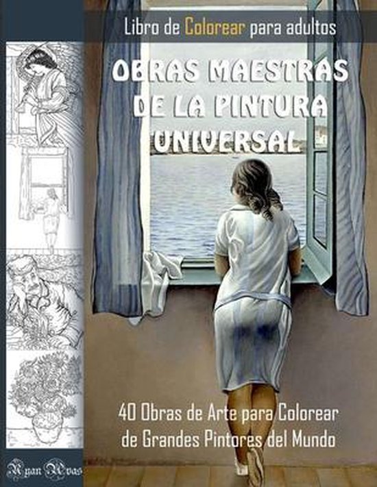 OBRAS MAESTRAS DE LA PINTURA UNIVERSAL. LIBRO DE COLOREAR PA ... - cover