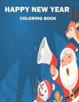 Happy New Year Coloring Book