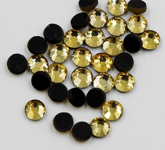 Alta Qualà 1440 Pz/Bulk Strass Hotfix SS6-SS30 Muslimatback Pietre Glter Cristallo E Strass Per Accessori Per Unghie Fai Da Te - Foto 3