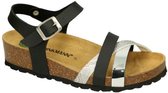 Dr Brinkmann -Dames -  zwart - sandalen - maat 39