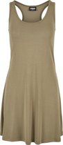 Dames Ladies Ladies Modal Short Racer Back Dress kaki