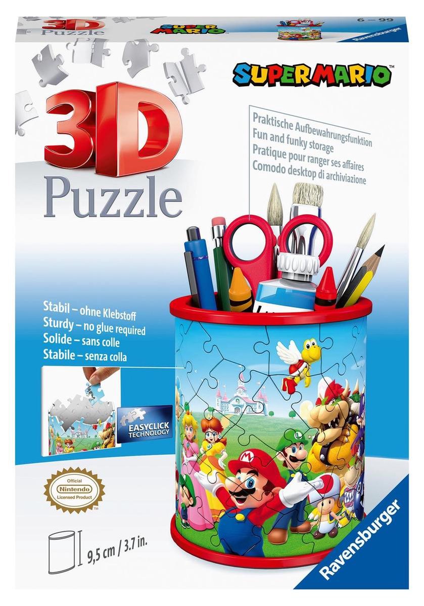 Ravensburger Pennenbak Super Mario - Puzzel - 54 stukjes - Vanaf 7 jaar — afbeelding 2