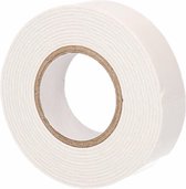 5x rolletjes dubbelzijdig tape/plakband 6 meter x 12 mm - Tweezijdig knutseltape