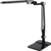 LED Bureaulamp - Igna Alinox - 10W - Aanpasbare Kleur - Dimbaar - Mat Zwart