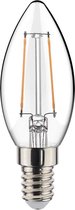 LED Lamp - Filament - Syxi Syno - 2W - E14 Fitting - Warm Wit 2700K - Transparent Helder - Glas