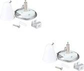 Spanningsrail Ophangset 2 Pack - Frinto - 3 Fase - 1 Meter - Wit