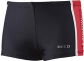 Beco Zwemboxer Jongens Polyamide/elastaan Zwart/rood Maat 110