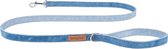 AmiPlay Prestige Hondenlijn / Hondenriem - Denim - Blauw - XL - Breedte: 2,5 cm - Lengte: 140 cm