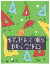 Activity & Coloring Book for Kids