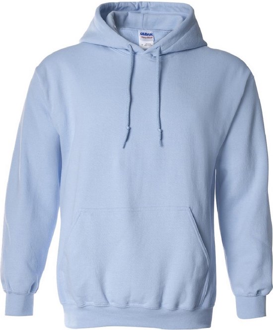 Gildan Zware Blend Volwassen Unisex Hooded Sweatshirt / Hoodie (Lichtblauw)