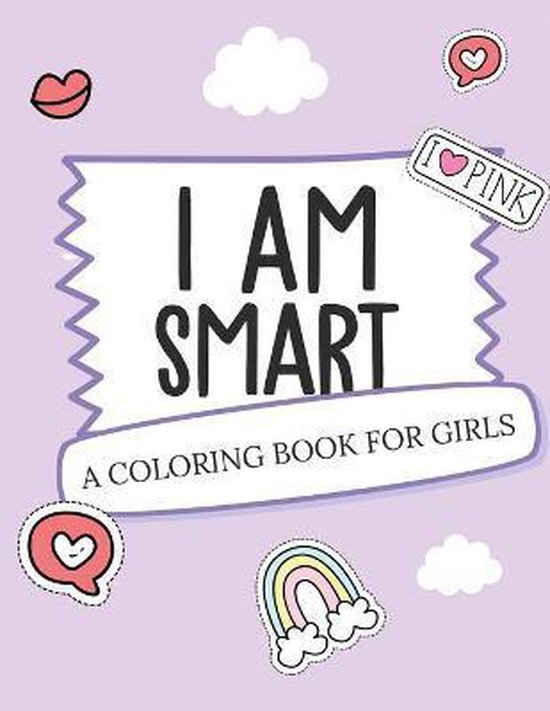 I Am Smart - A Coloring Book for Girls - cover
