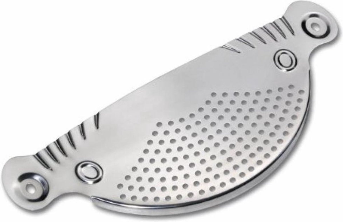 RVS Afgiethulp – Afgietdeksel Met Handvaten – Vaatwasmachinebestendig – Makkelijk Afgieten - 26cm