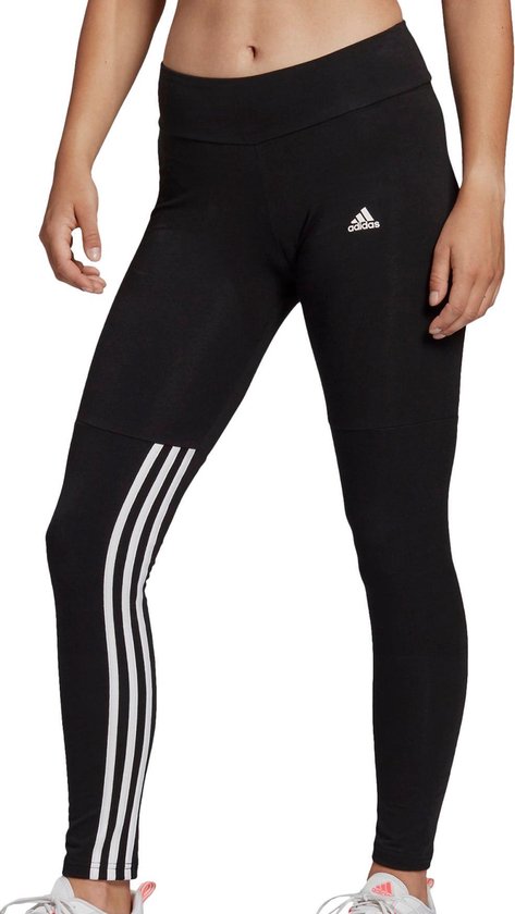 adidas Essentials Tight Sportbroek - Maat XS - Vrouwen - zwart/wit | bol.com