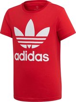 adidas T-shirt - Unisex - rood/wit