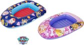Paw Patrol - Set - Opblaasbare boot - 3-6 jaar - 2 bootjes - Van Sambro